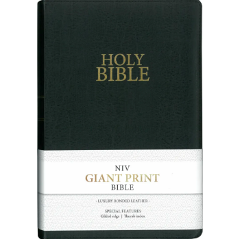 NIV Bible Giant Print Bonded Leather Black | SU Books | Buy Christian ...